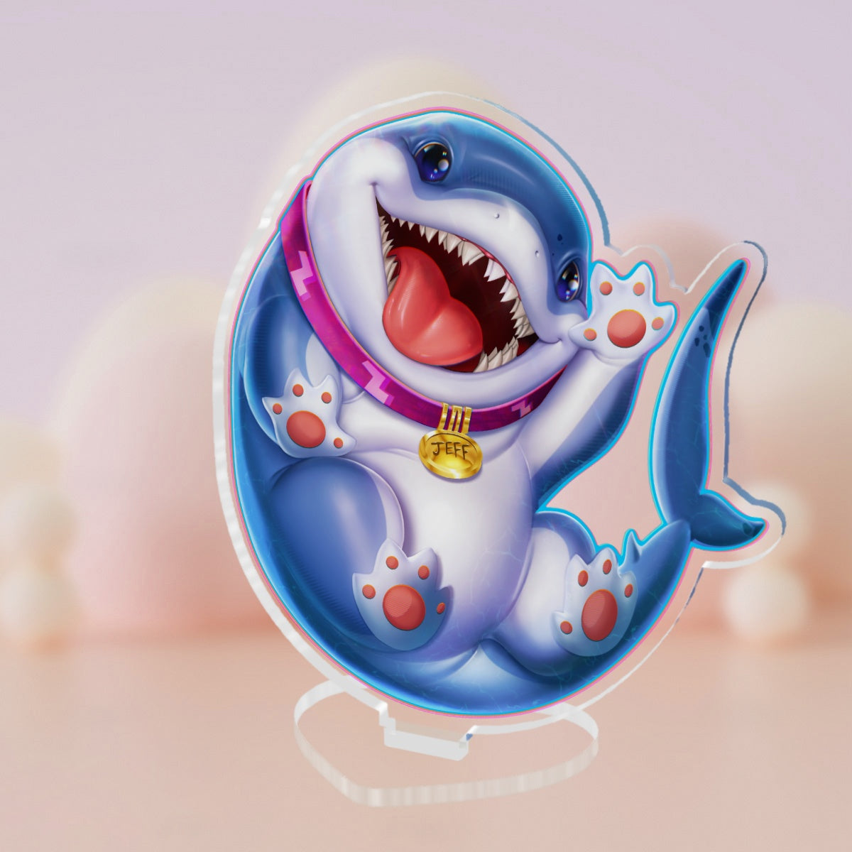 Jeff Clear Acrylic Standees