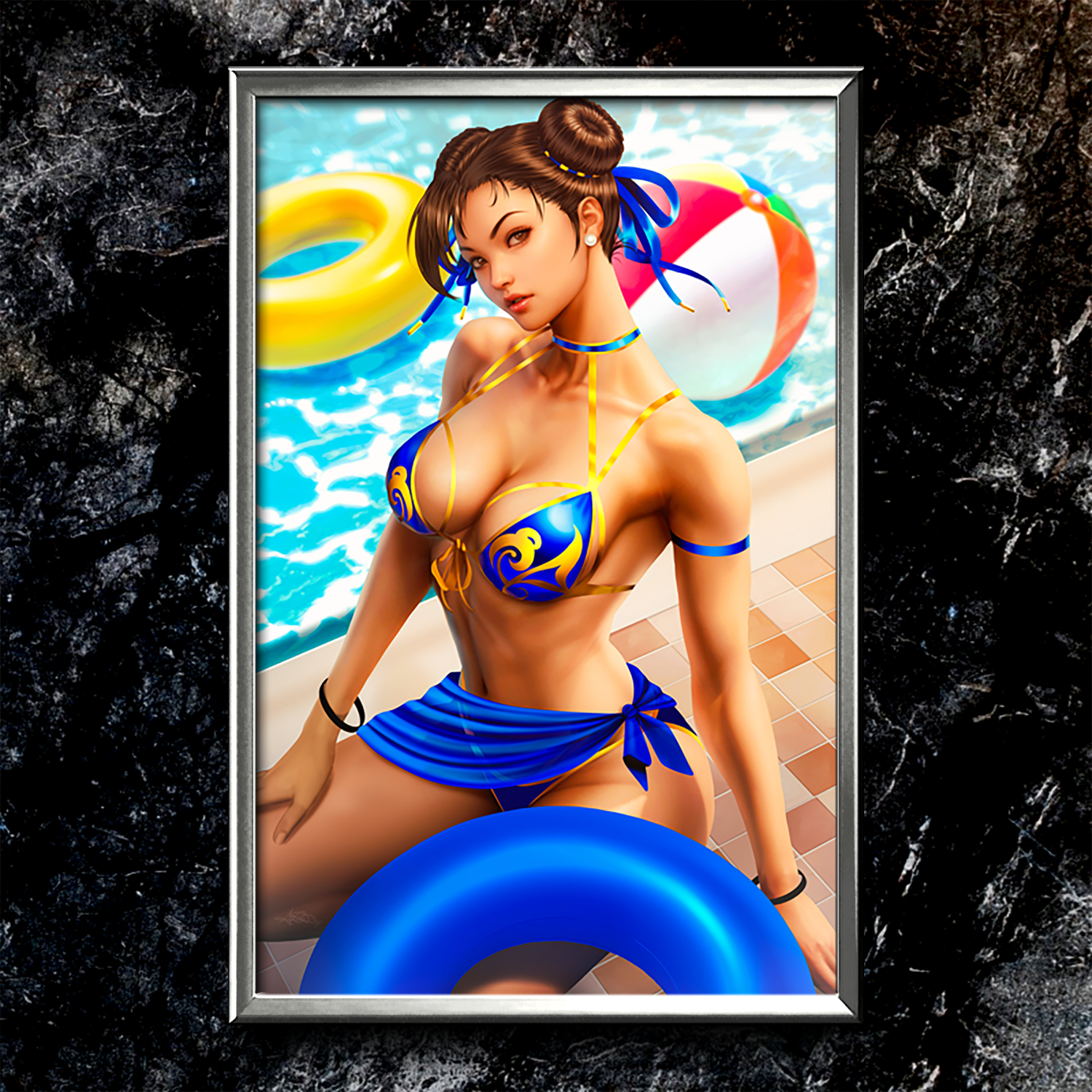 Street Fighter Swimsuit Special #1 2025 Chun-Li Semi-Gloss Art Print